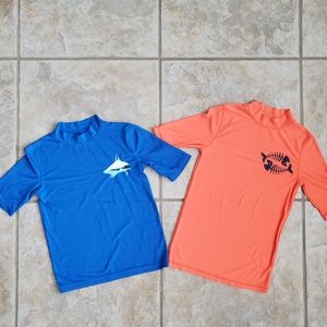 Boys Size 6 Short-sleeved Swim Shirt Bundle